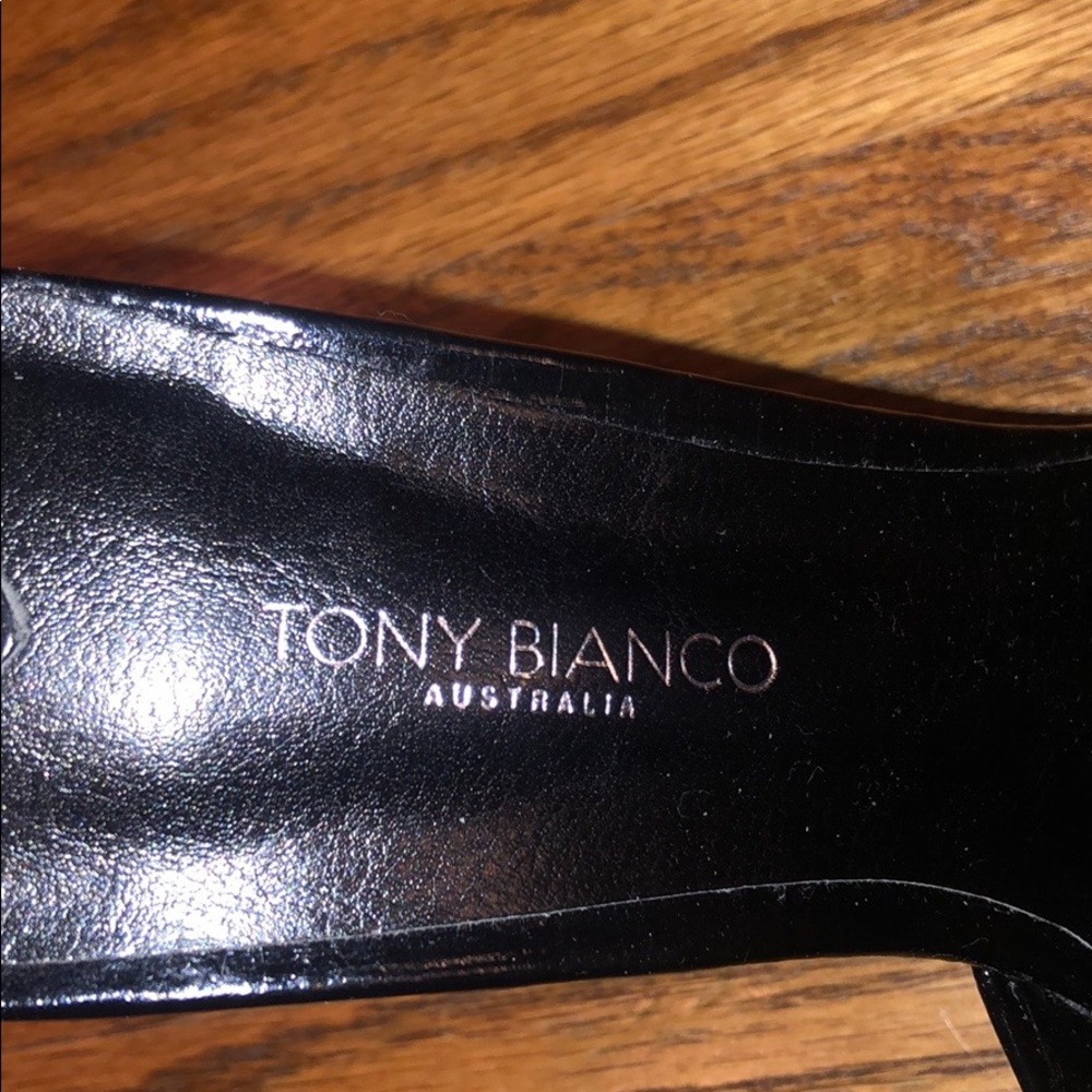 tony bianco black sandals (worn once) - Picture 3 of 6